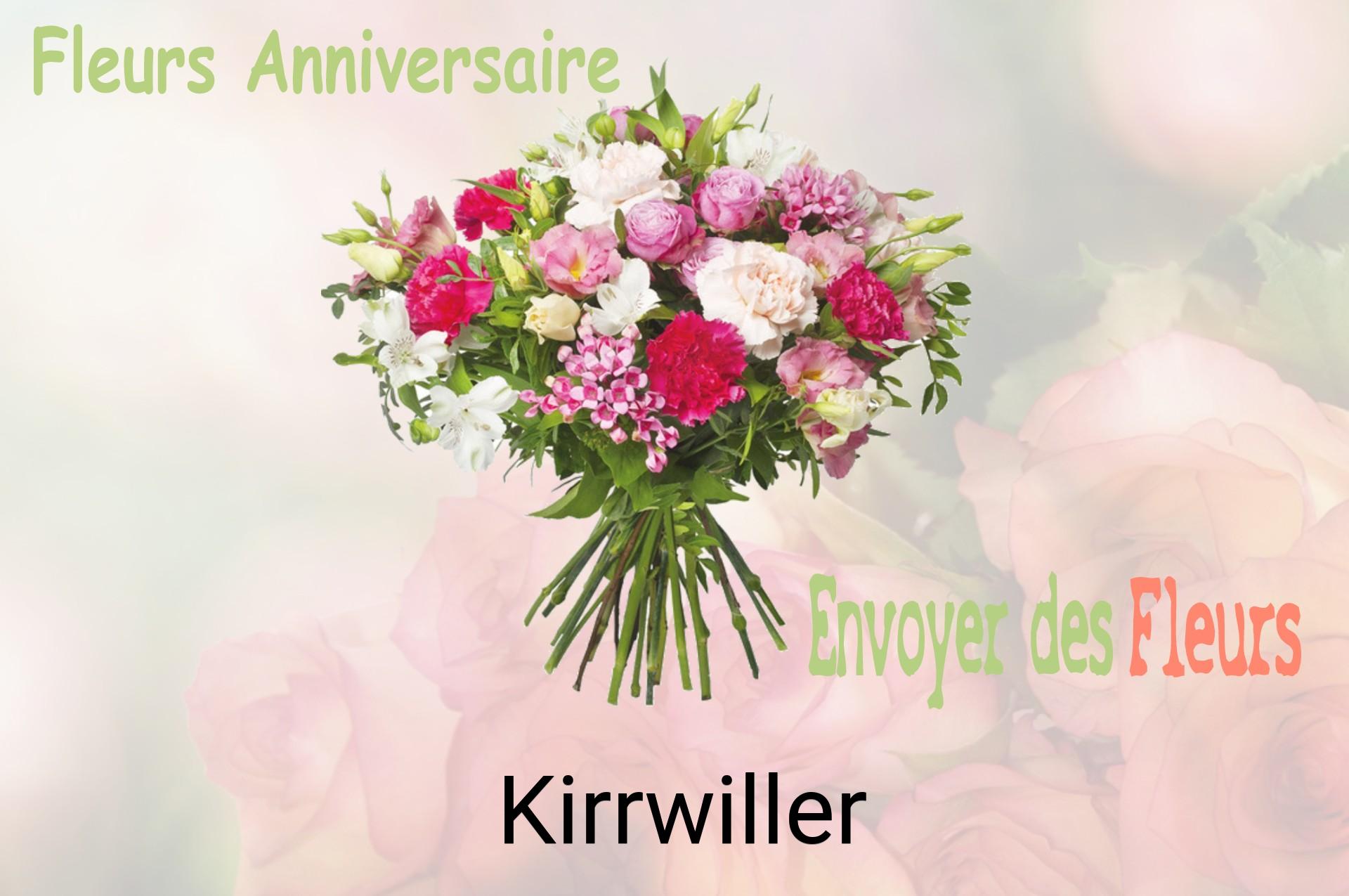 Bouquet de fleurs d’anniversaire livré à Kirrwiller