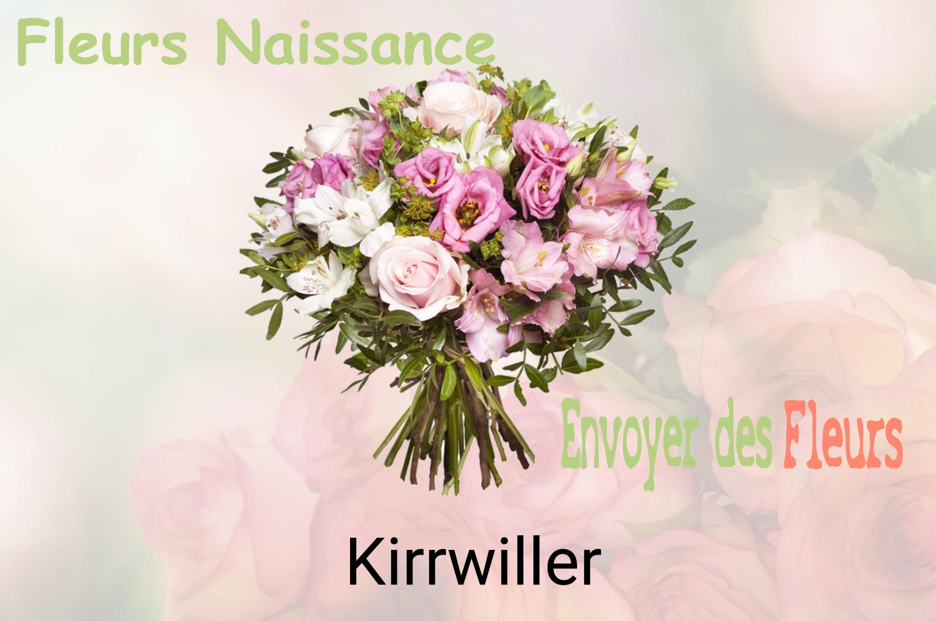 Bouquet de fleurs de naissance livré à Kirrwiller