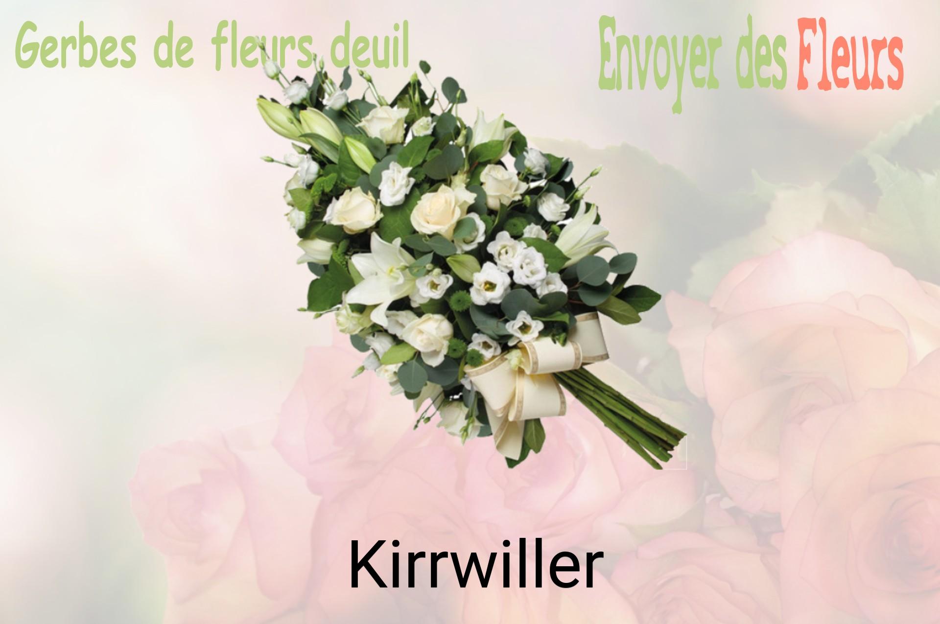 Gerbe de fleurs de deuil livrée à Kirrwiller